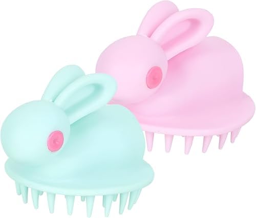 فرشة سيليكون لفك التشابك وتدليك فروة الرأس