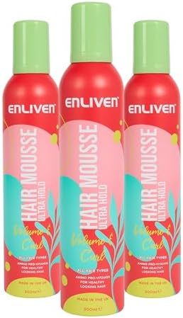 إنلايفن موس شعر تثبيت قوي 3 عبوات 300 مل