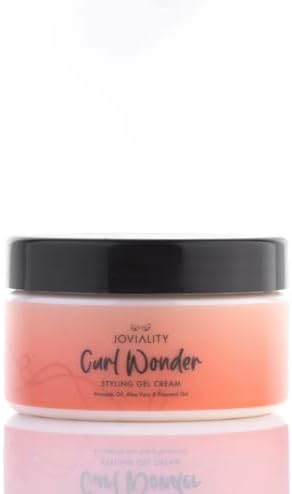 Joviality Curl Wonder Natural Styling Cream Gel – Frizz-Free, Soft Hold, Enriche