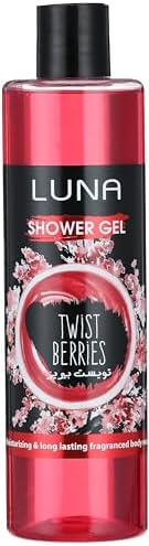 شاور جل لونا تويست بيري بزبدة الشيا 500 مل