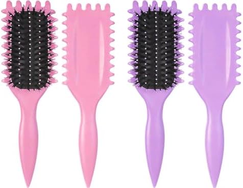 طقم 2 فرشة لتحديد الكيرلي وفك التشابك