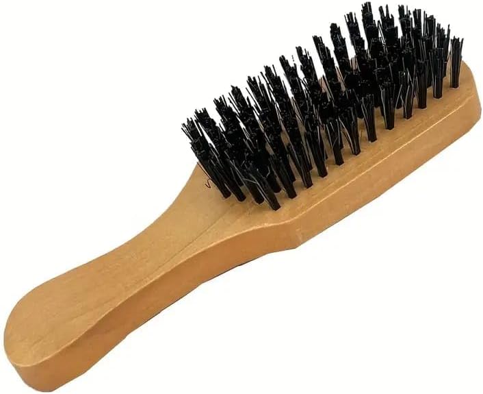 فرشة لحية وشعر قصير خشب بشعيرات قوية للرجال