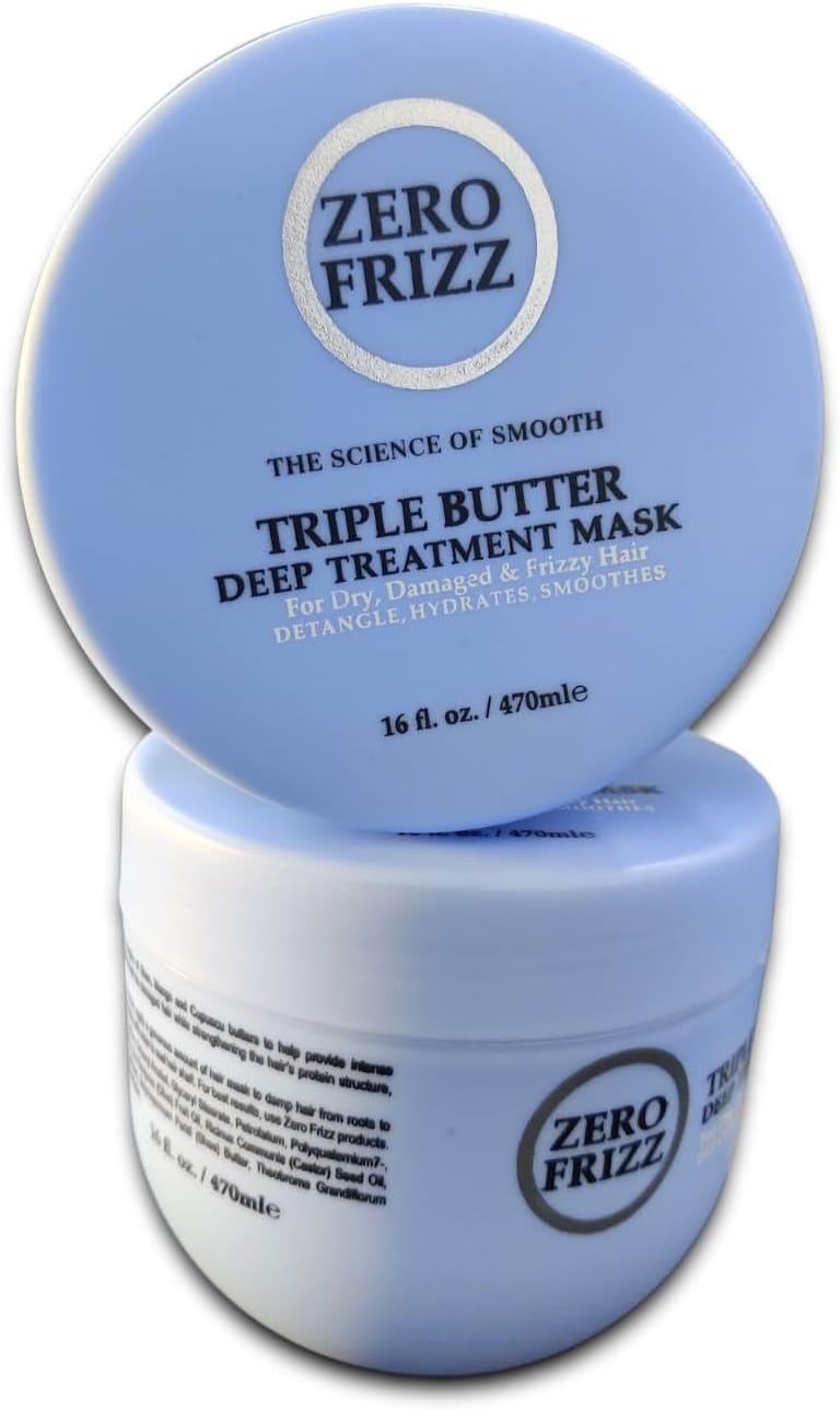 ماسك زيرو فريز تربل بتر للشعر ترطيب عميق 470 مل