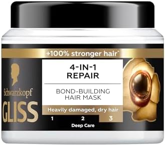 ماسك جليس 4 في 1 لإصلاح وإعادة بناء الشعر 400 مل