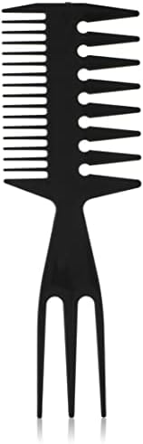 زوزي مشط تصفيف شعر أسود عملي