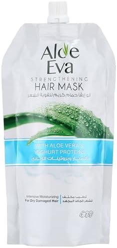 ماسك ألو إيفا لتقوية الشعر بالألوفيرا وبروتين الزبادي 250 جم