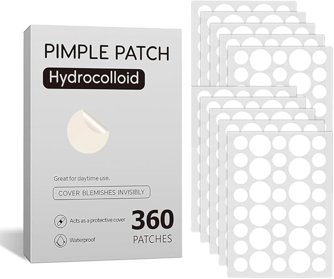 لاصقات حبوب GQ هيدروكولويد 360 قطعة شفافة