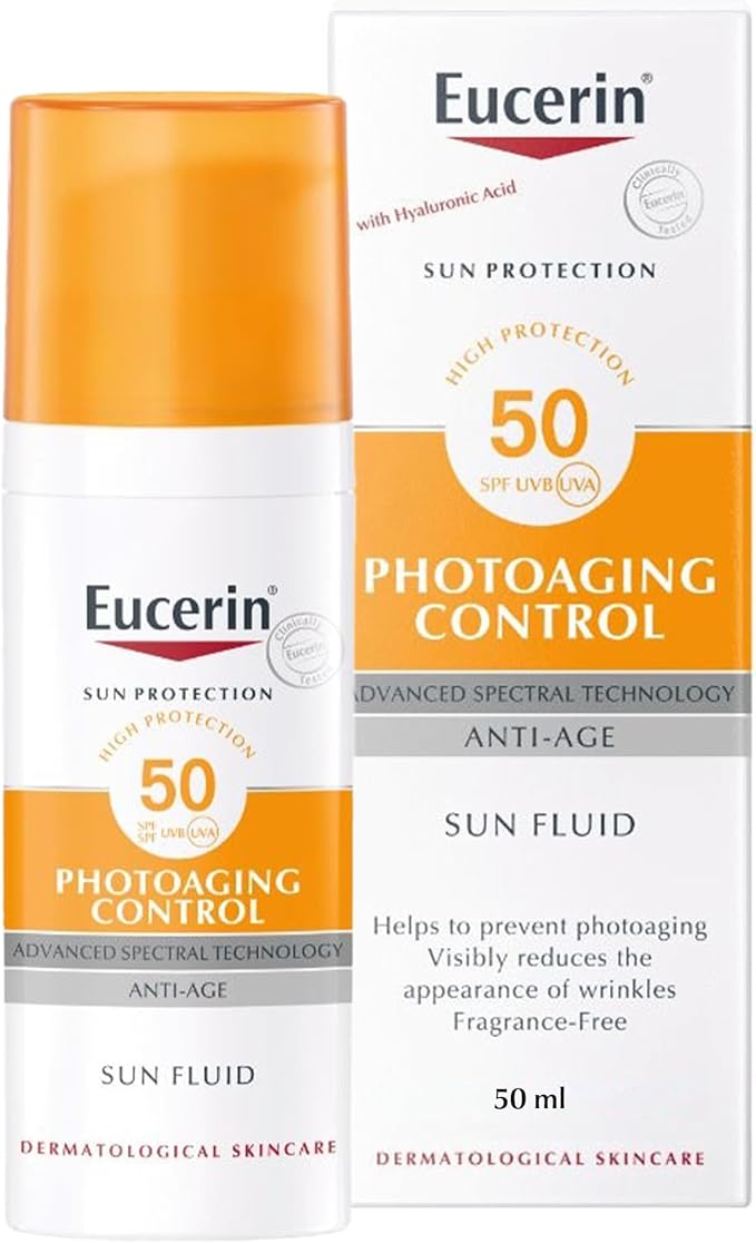 يوسيرين واقي شمس مضاد للتجاعيد SPF50 للبشرة