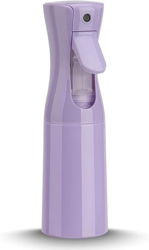 Continuous Mist Spray Bottle for Hair 200ml, Refillable Plastic Water Sprayer wi