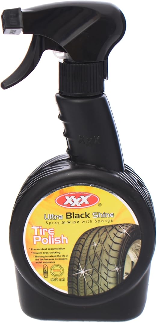 ملمع ومُنظف مطاط مع إسفنجة 500 مل