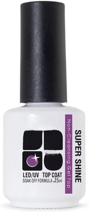 طقم بيس وتوب كوت جل LED/UV – لمعة سوبر