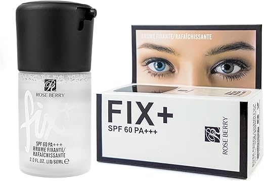 سبراي Rose Bery لتثبيت المكياج مع SPF 60 وترطيب 60 مل