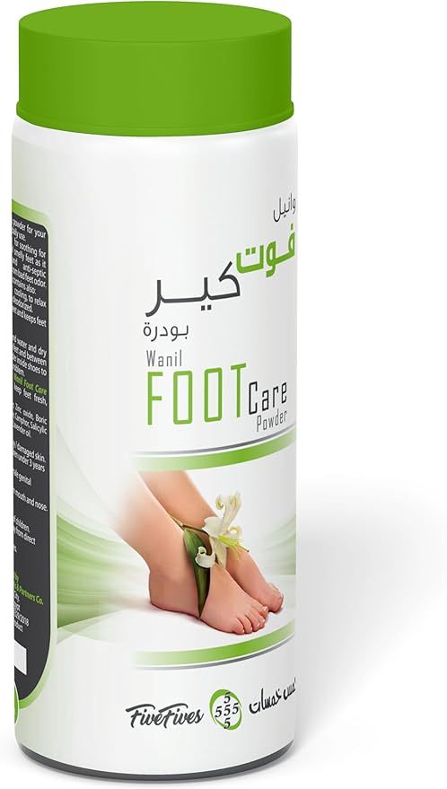 بودرة فايف فايفز للعناية بالقدم بالفانيليا 75 جم