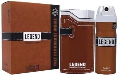 عطر امبر ليجند رجالي 100 مل مع سبراي 200 مل