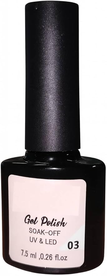 جل بوليش ميلكي بينك 7.5 مل لون وردي طبيعي ناعم