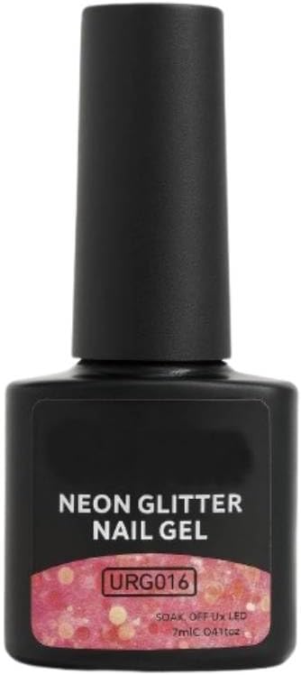 جل بوليش نيون كورال بينك جليتر 7 مل بلمعة فوشيا فلوريسنت