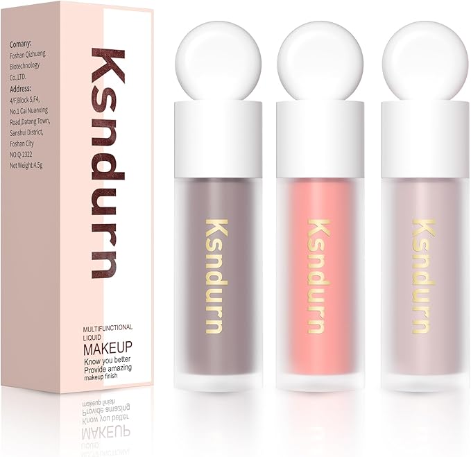 طقم كونتور وبلاشر وهايلايتر ستيك 3 في 1