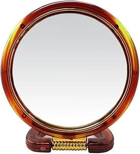 مراية مكياج دائرية ترابيزة بوجهين وتكبير 5X