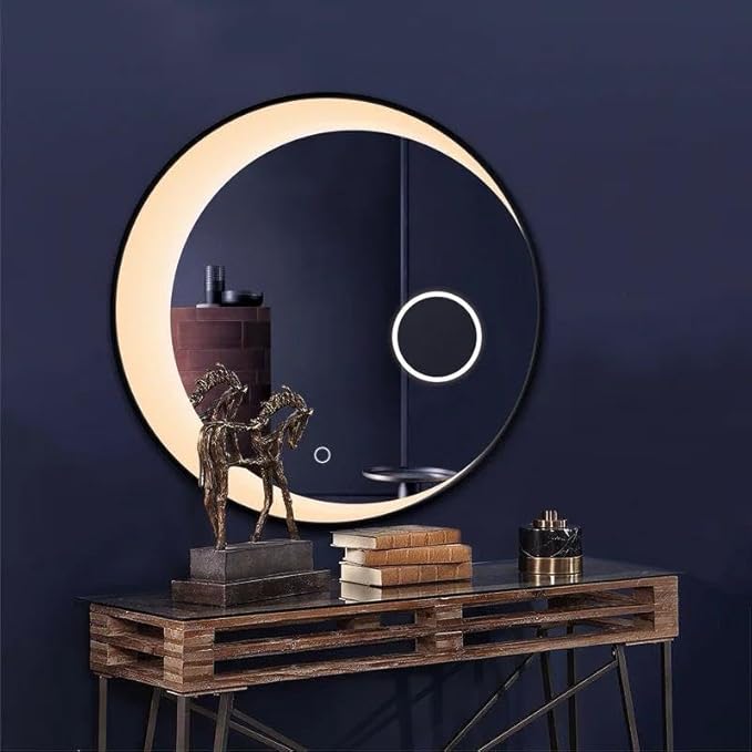 مراية حمام LED من LION HOME بـ3 ألوان ولمس ذكي