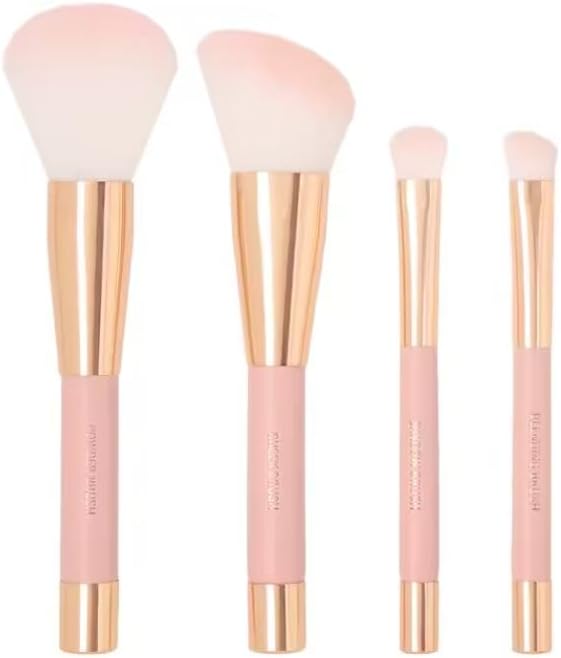 طقم 4 فرش مكياج ميني مع علبة مغناطيس