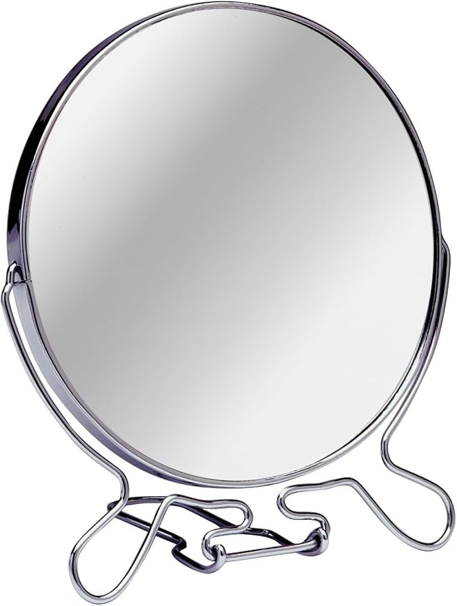 Makeup Mirror or Barber - Normal Face and Magnifying Face (Round Double Sided Mi