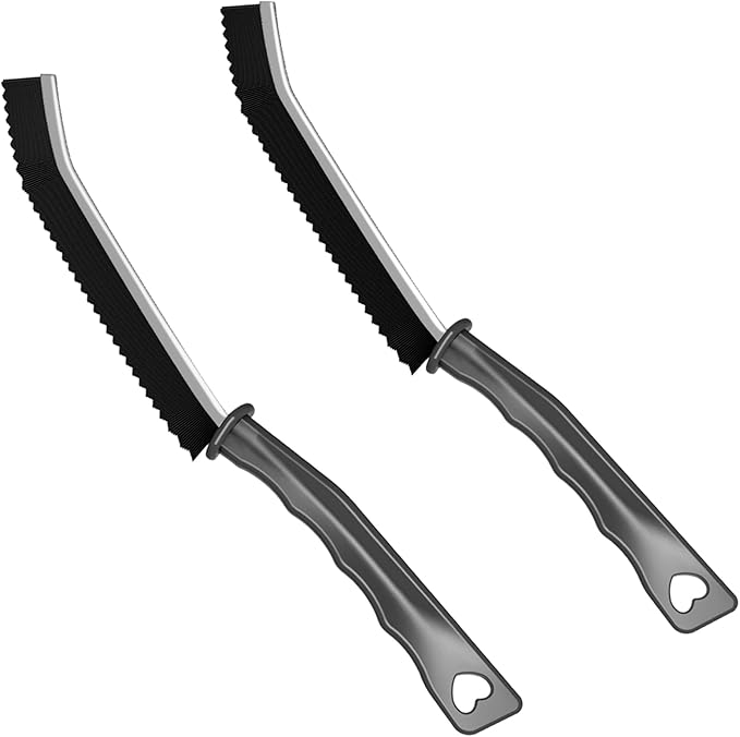 CANVINT Crevice Cleaning Brush, Bathroom Tile Groove Gap Tool, Long Handle Narro