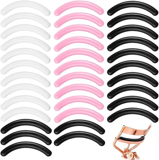 35 قطعة سيليكون احتياطي لمكبس الرموش مقاس يونيفرسال