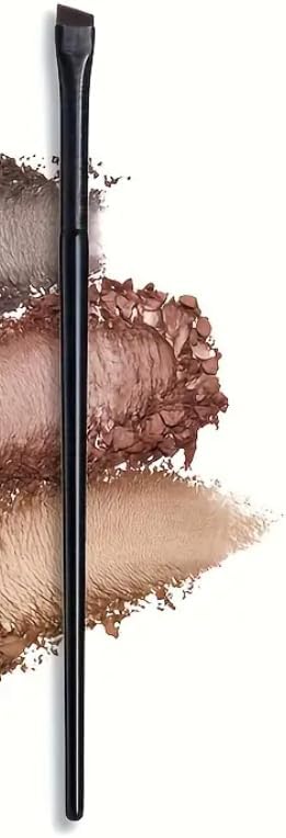 فرشة حواجب وآيلاينر مائلة صناعية