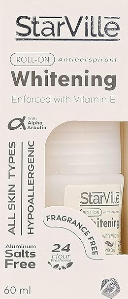 رول أون مزيل عرق ستارفيل لتفتيح البشرة 60 مل بدون رائحة