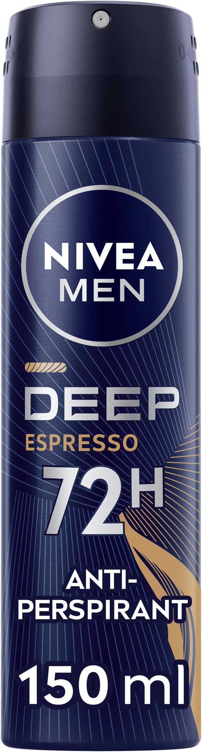 بخاخ نيفيا للرجالة – ديب إسبريسو 150 مل حماية 72 ساعة