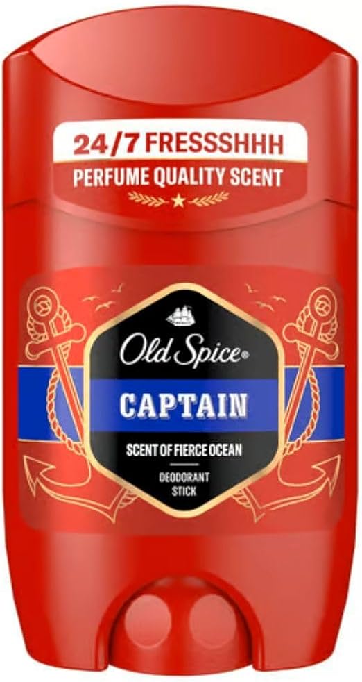 استيك مزيل عرق أولد سبايس كابتن 50 مل – بدون ألومنيوم