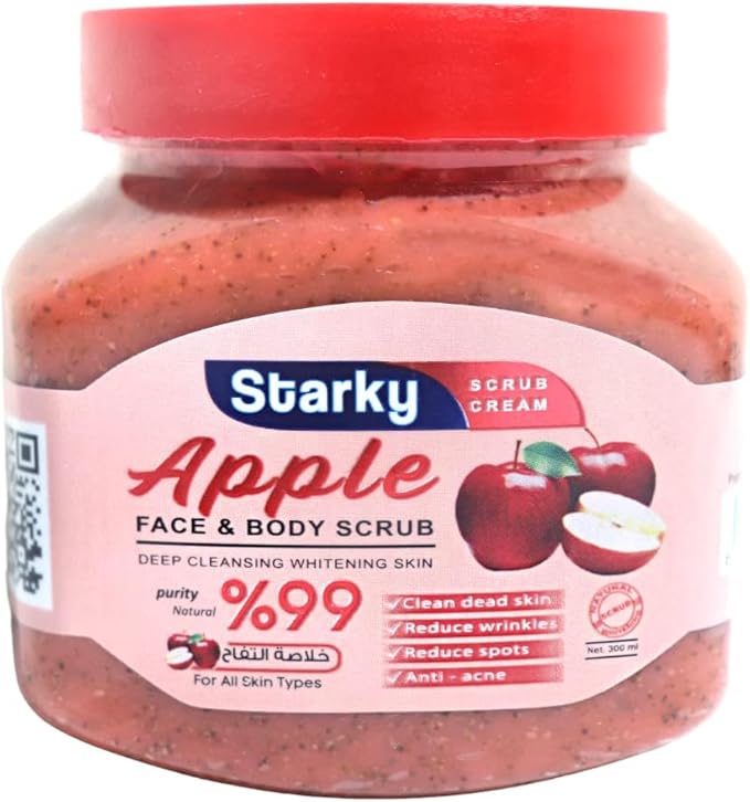اسكراب ستاركي بالتفاح – تفتيح ونضافة