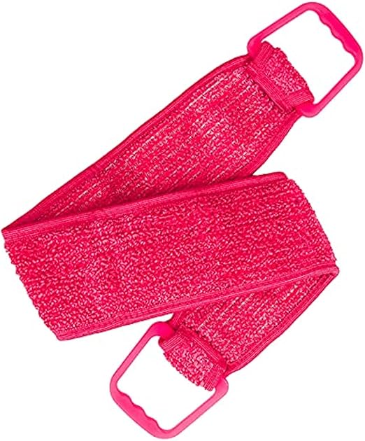 لووفة استحمام ووريتكس للظهر بمقبض وجهين